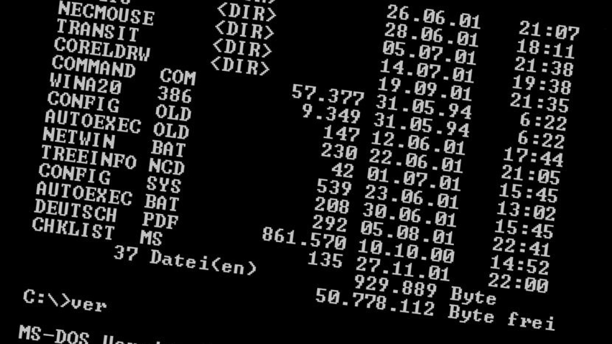 MS-DOS: el viatge a les catacumbes de la informàtica - REDACCIÓ XXII