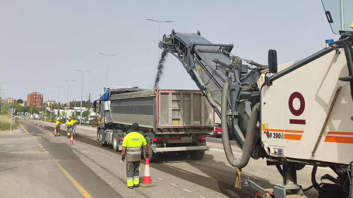 Los trabajos de asfaltado podrían culminar ya esta semana. - AJUNTAMENT DE TÀRREGA