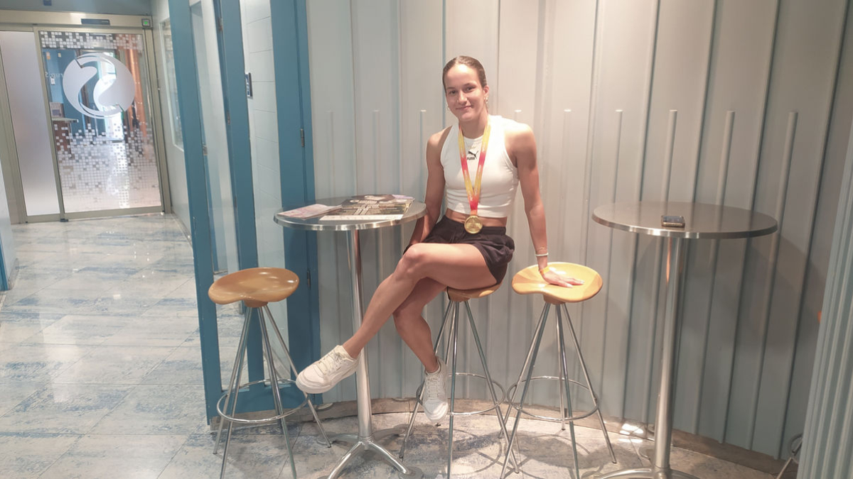 Berta Segura, ahir a les instal·lacions del Grup SEGRE. - JCMC