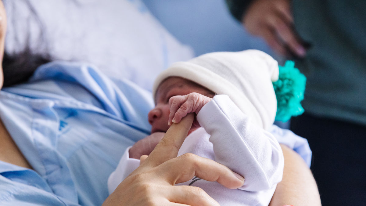 Foto de archivo de un recién nacido. - EUROPA PRESS