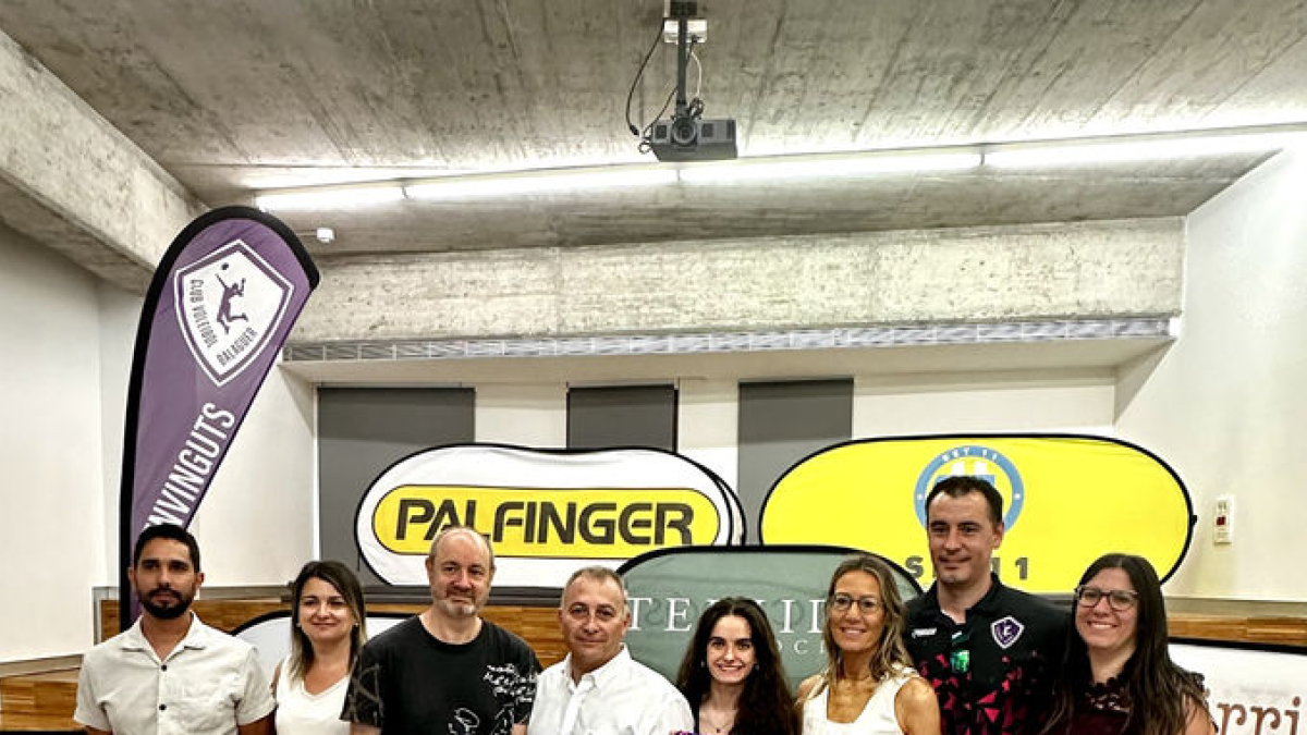 Convenio de colaboración entre el CV Balaguer y el Inefc Lleida