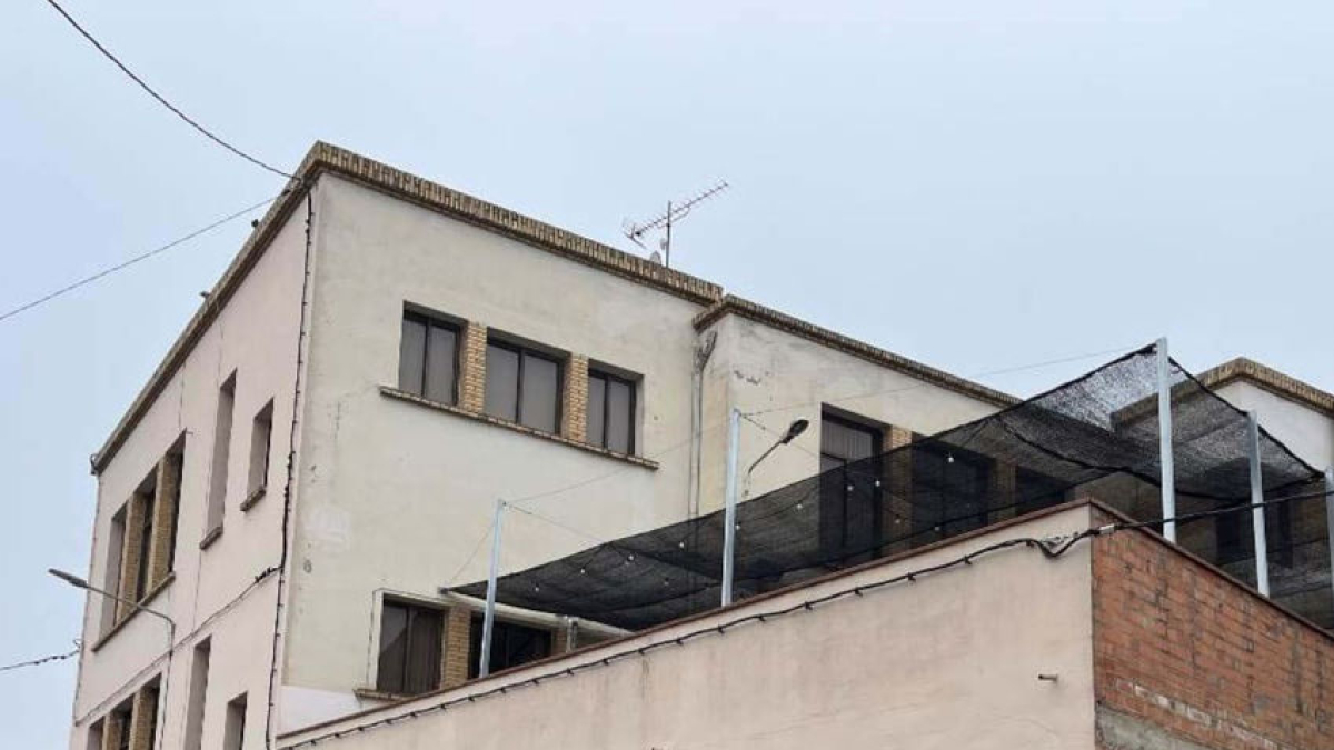 L’ampliació es portarà a terme a l’actual terrassa de l’edifici. - AJUNTAMENT D’ALGUAIRE