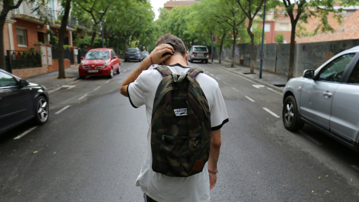 Imatge d’arxiu d’un estudiant.