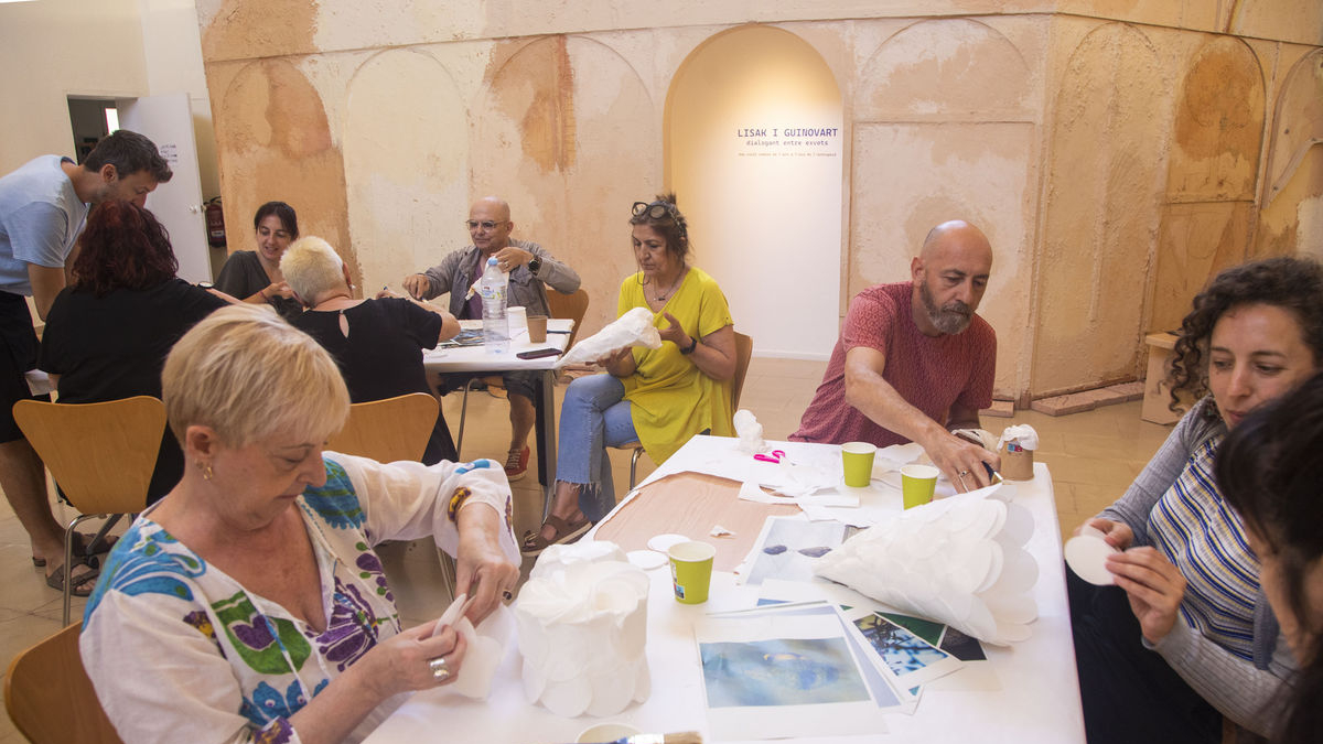 Participants ahir en aquest curs, a l’Espai Guinovart. - LAIA PEDRÓS