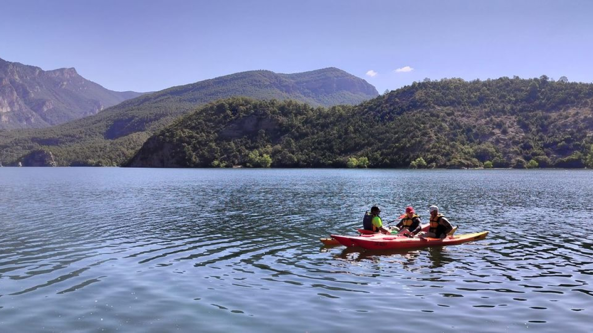 L’empresa Relleus va decidir traslladar la seua activitat de la Llosa del Cavall a Oliana per la sequera. - RELLEUS GENT DE MUNTANYA