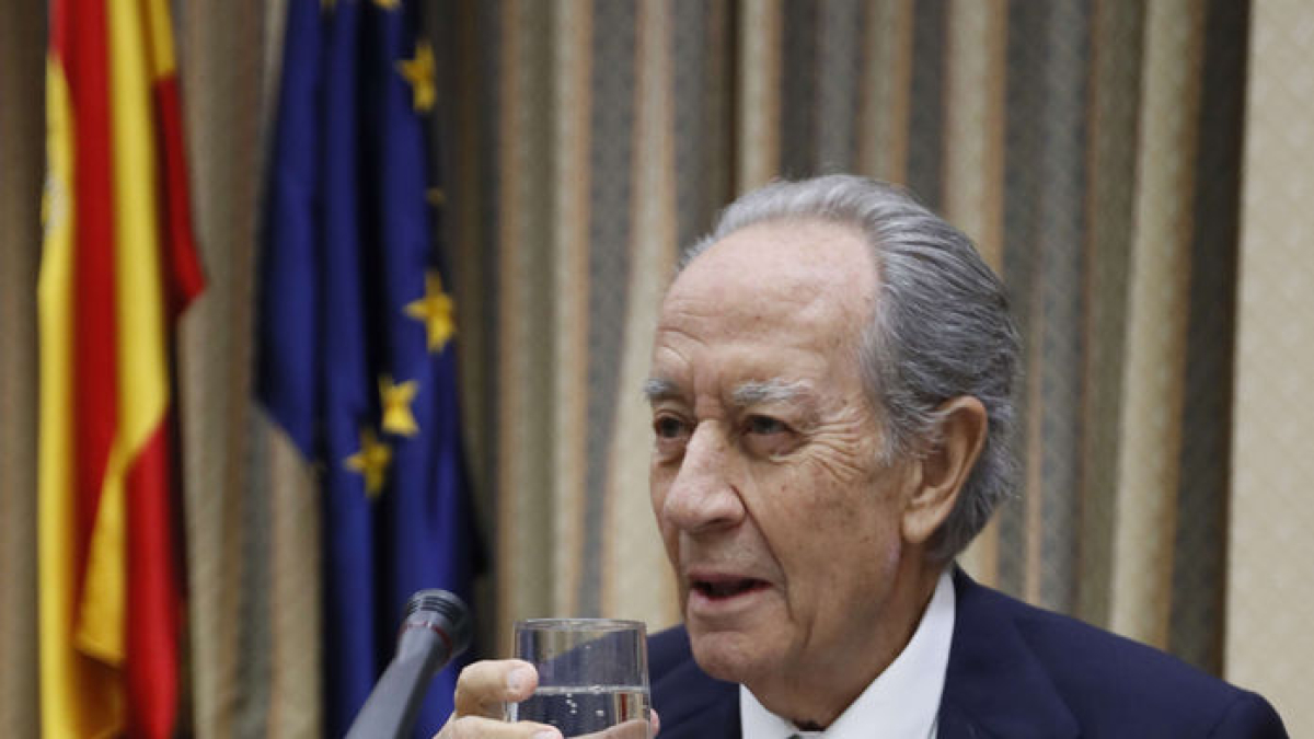 Juan Miguel Villar Mir en una de les seues últimes aparicions. - EFE/FERNANDO ALVARADO
