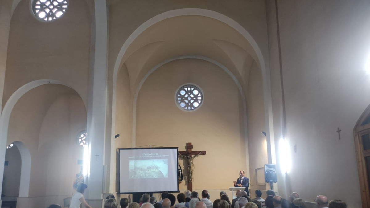 Conferència de l’historiador Francesc Serra a l’església del Poal. - A. P