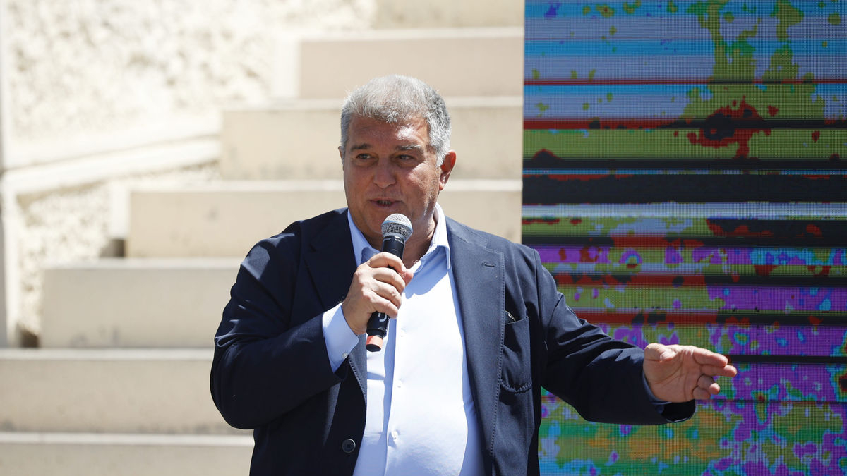 Laporta dijo que el club pronto recuperará potencial para fichar. - EUROPA PRESS