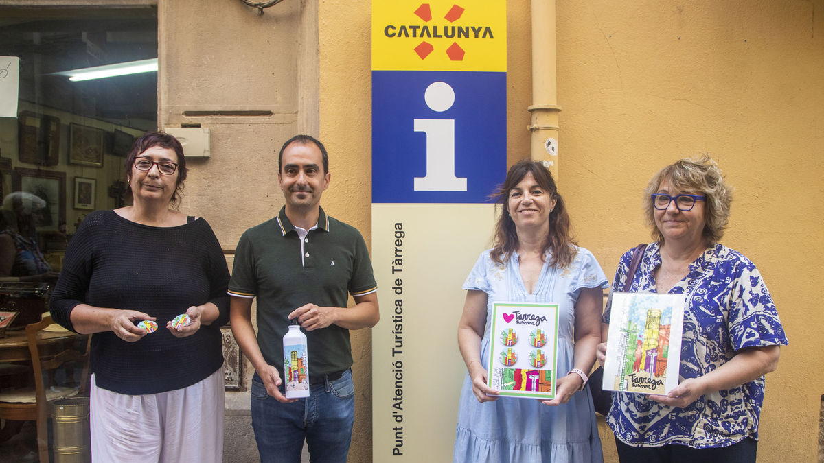 Presentació del nou punt turístic a la capital de l’Urgell. - L. P.