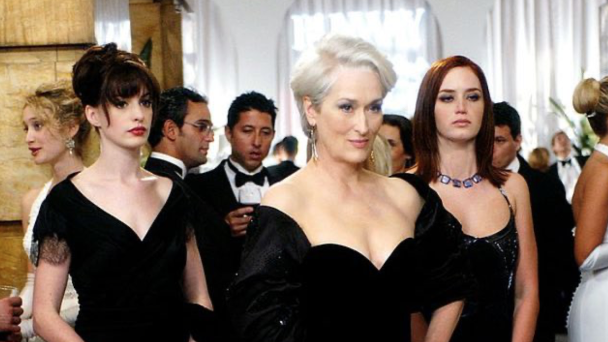 Meryl Streep, Anne Hathaway y Emily Blunt.