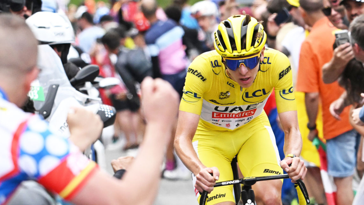 El ciclista esloveno volvió a dar un golpe sobre la mesa en la primera etapa pirenaica. - EUROPA PRESS