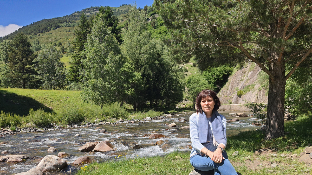Una idíl·lica imatge en un dels bonics racons del Pallars Sobirà.