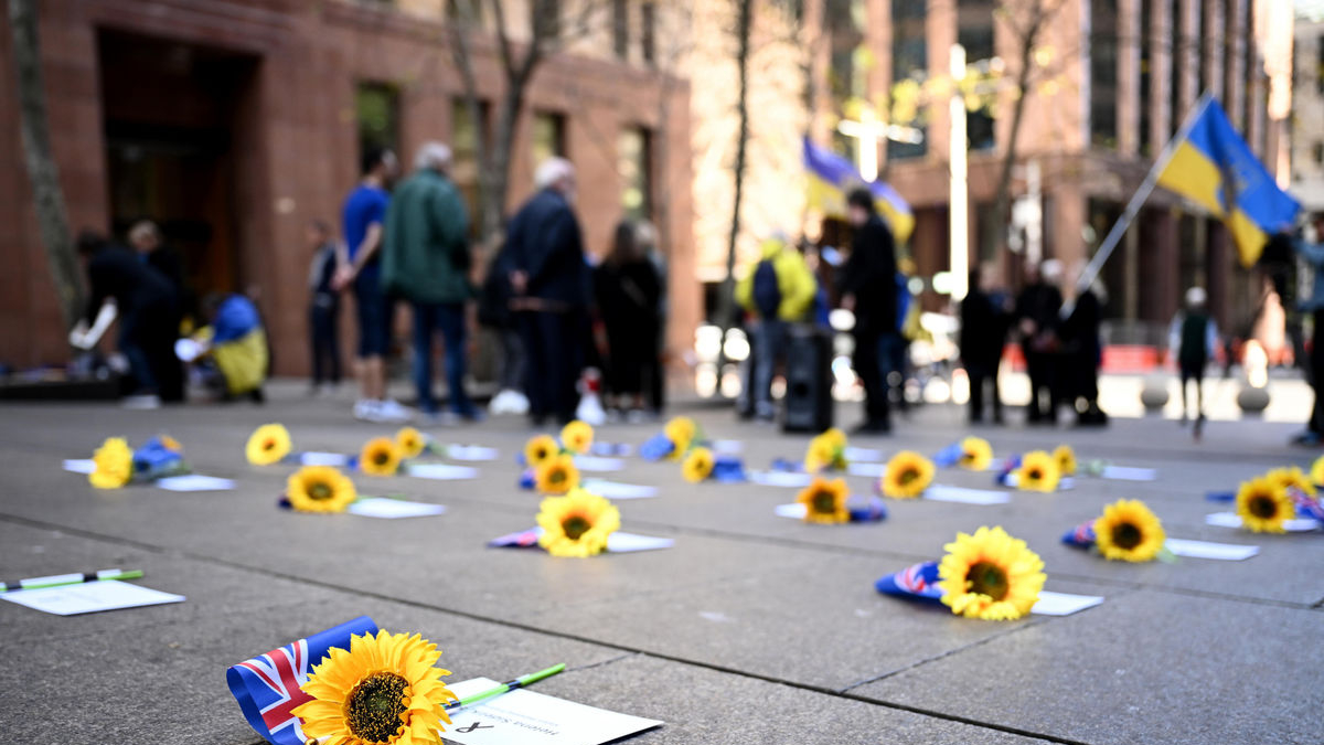 Homenaje en Sídney en el décimo aniversario del derribo del MH17. - EFE/EPA/DAN HIMBRECHTS