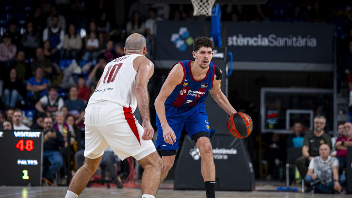 Paulí ha jugado las dos últimas temporadas en el Barça. - ACB PHOTO / S GORDON