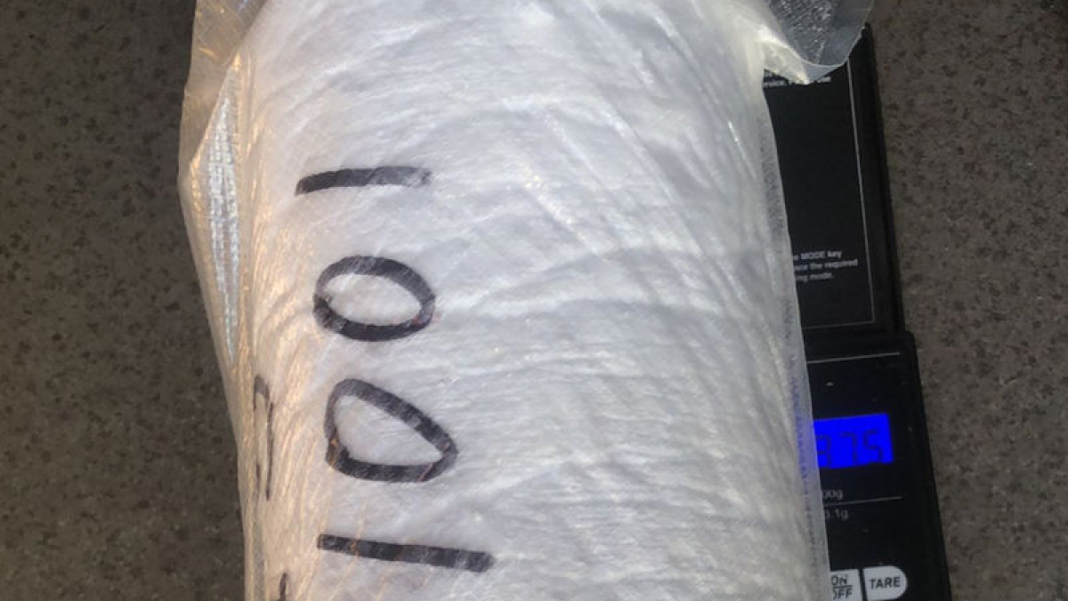 Imatge del paquet de cocaïna. - MOSSOS D’ESQUADRA