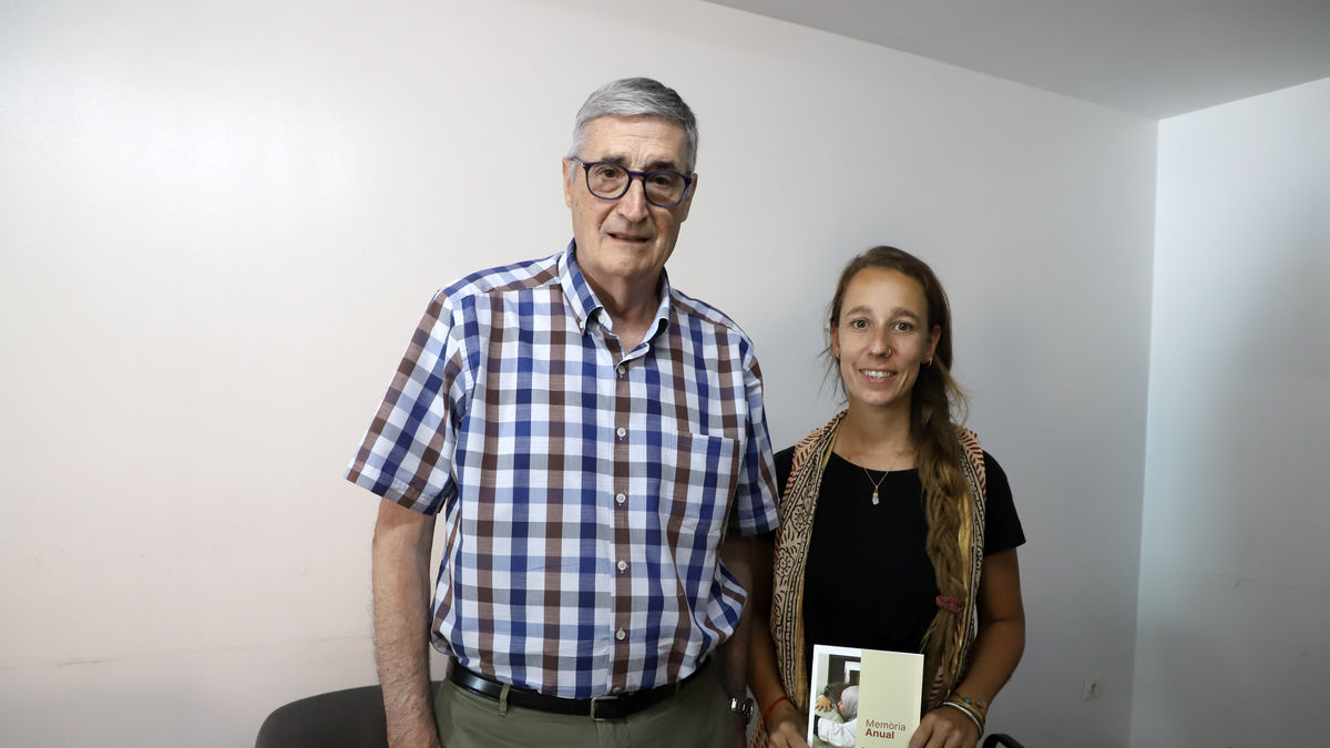 Ramon Niubó y Anna Vila, presidente y directora de la Fundació Jericó de Lleida. - MAGDALENA ALTISENT