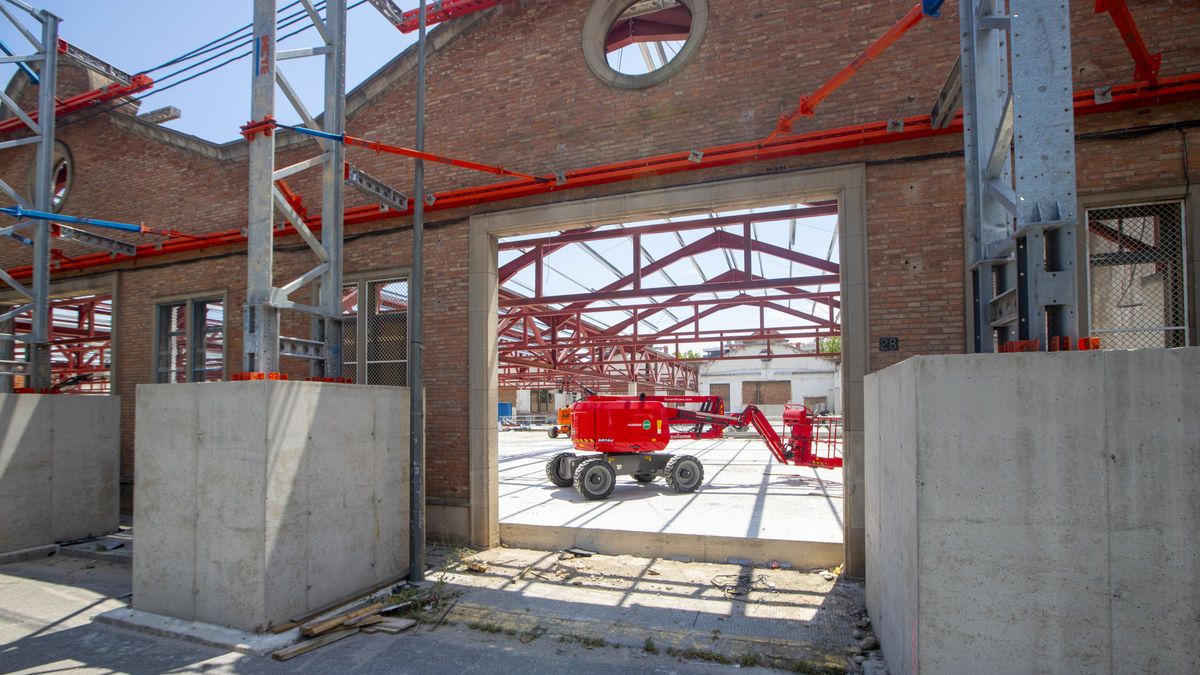L'estructura del nou supermercat de Cappont, gairebé a punt - AMADO FORROLLA
