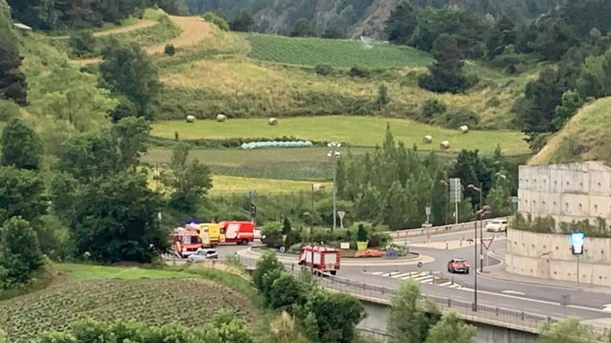 El accidente se produjo a las 20.30 horas del viernes en Canillo.