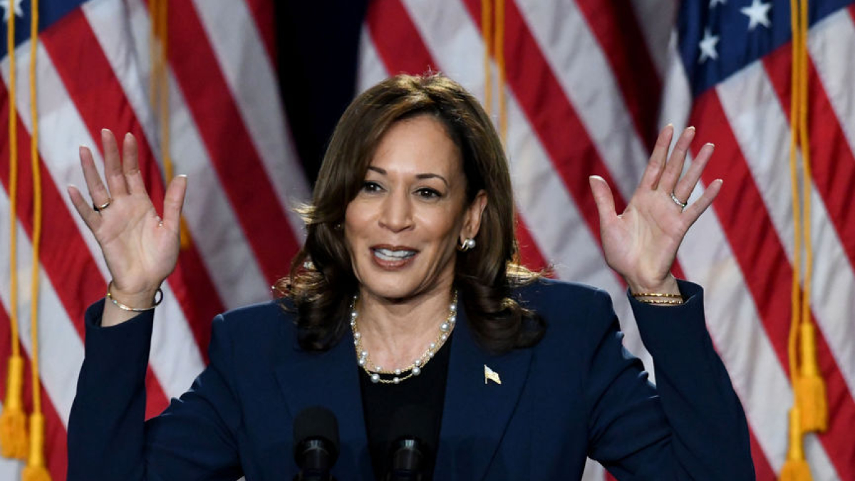 La irrupció de Kamala Harris en la cursa presidencial ha donat esperances als demòcrates. - MARK HERTZBERG / ZUMA PRESS WIRE / D / DPA