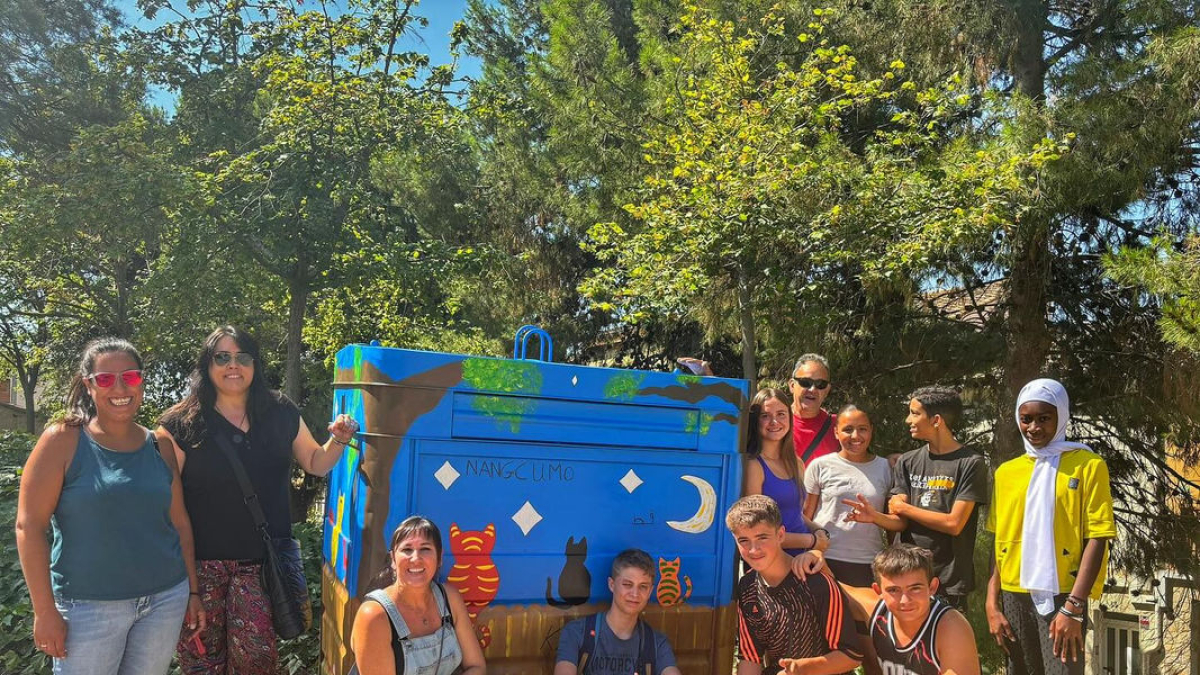 Uno de los contenedores que se han habilitado ya en Les Borges Blanques para el control de gatos. - A. BORGES BLANQUES