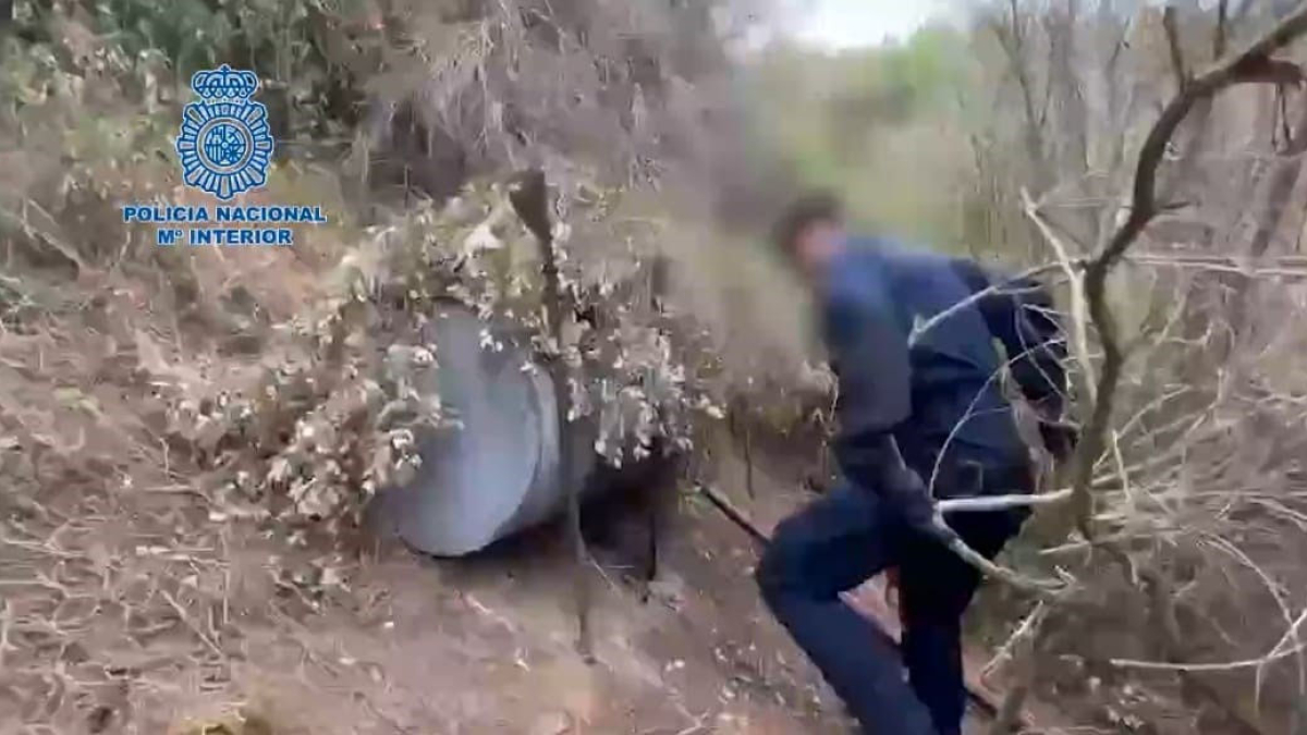 Un dels dipòsits intervinguts l’agost passat. - POLICIA NACIONAL