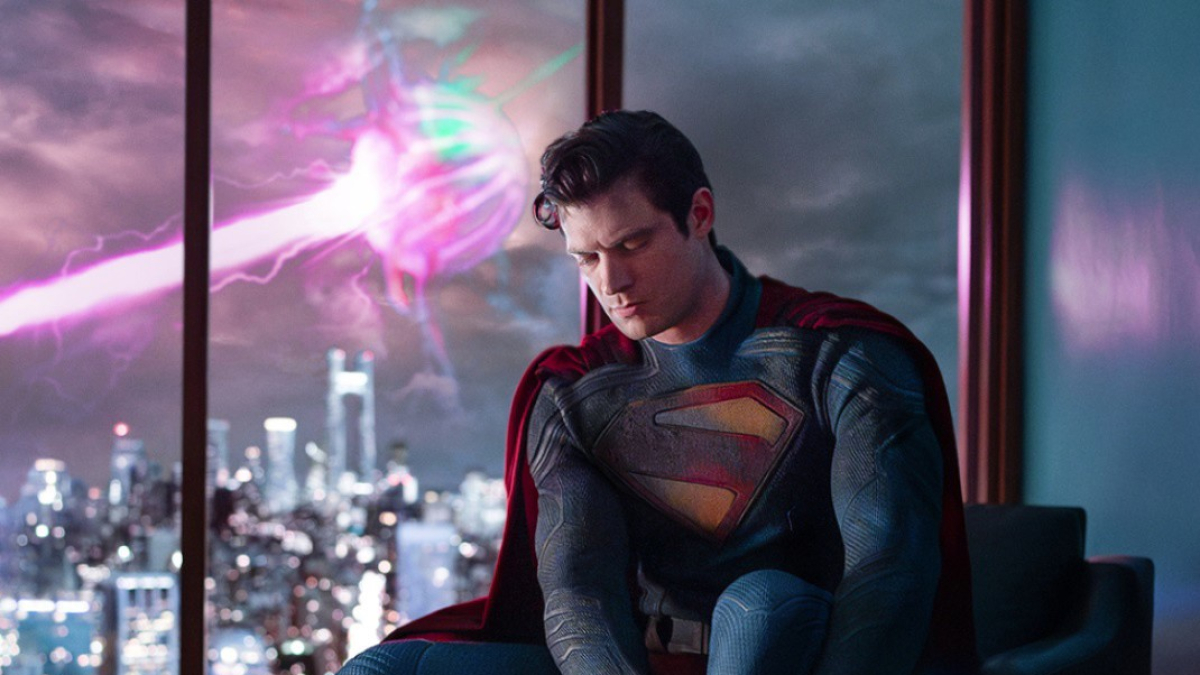Imatge del protagonista de 'Superman, l'actor David Corenswet. '