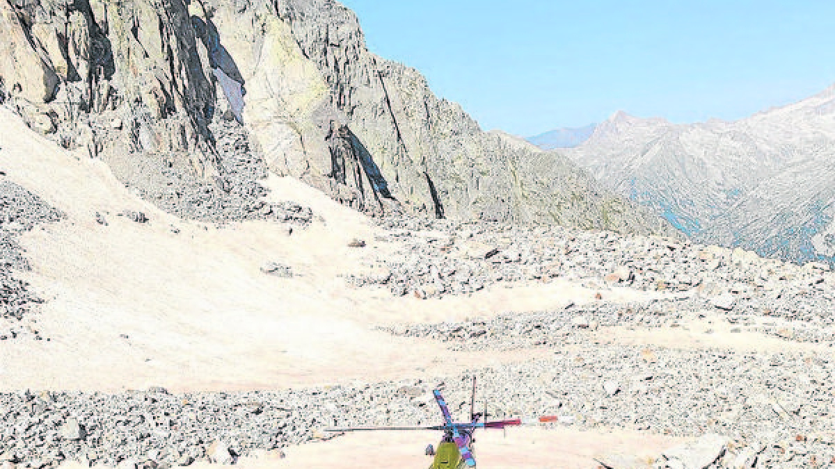 El rescate del excursionista en Besiberri Sur. - BOMBERS