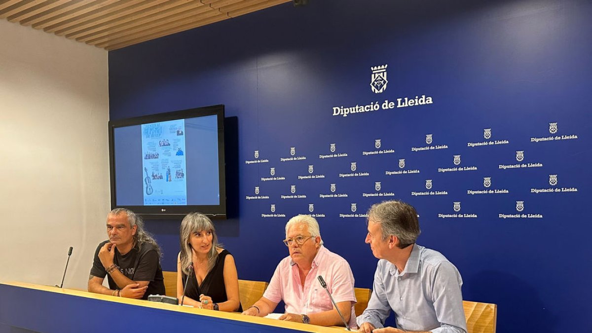 Presentació ahir del festival. - DIPUTACIÓ DE LLEIDA