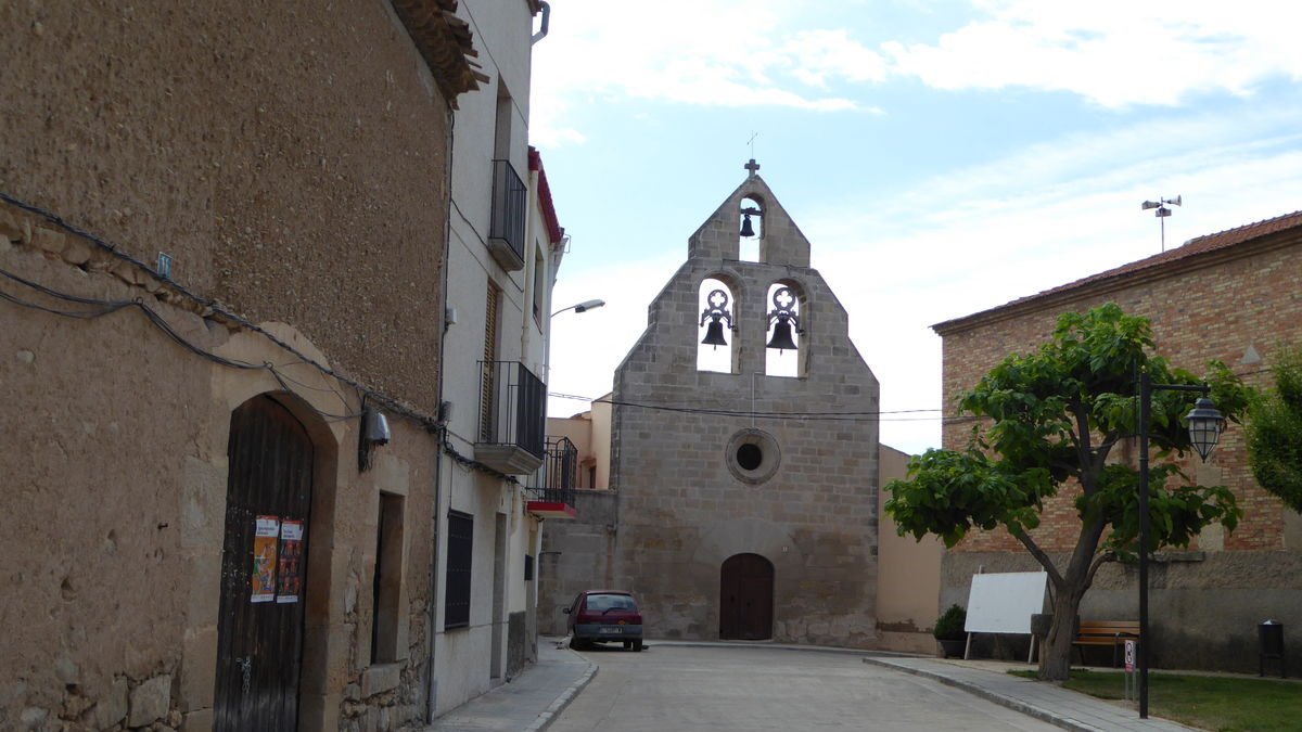 Vista de la iglesia de Santa Maria de Fondarella. - SEGRE