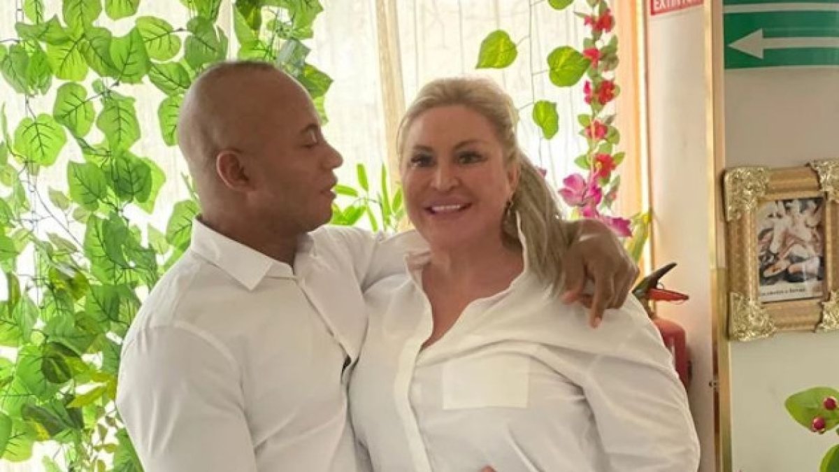 Isi y Raquel, los novios.