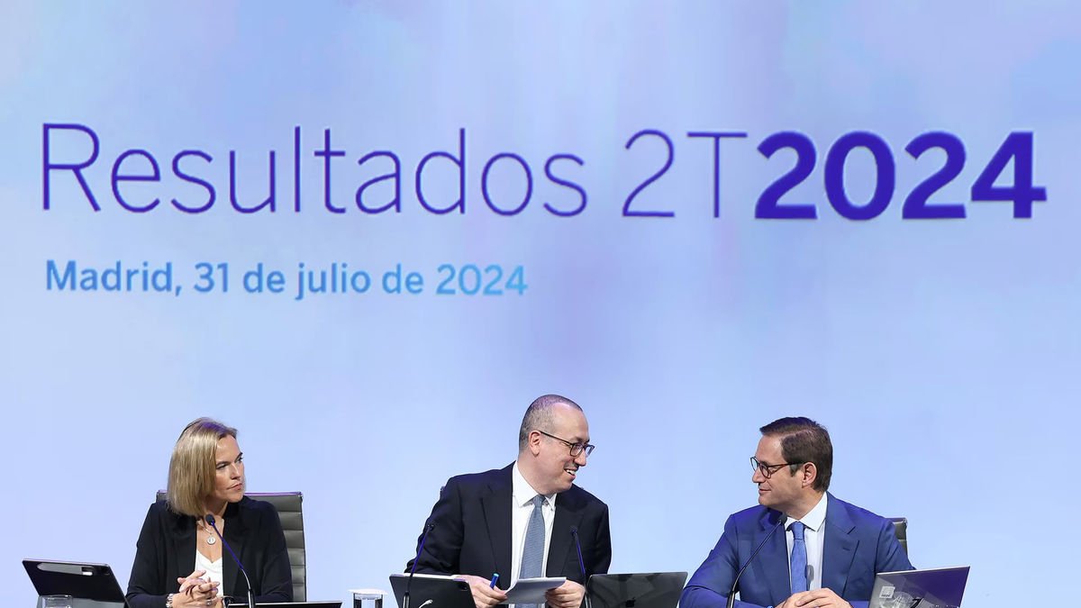 Un momento de la presentación de resultado de BBVA. - BBVA
