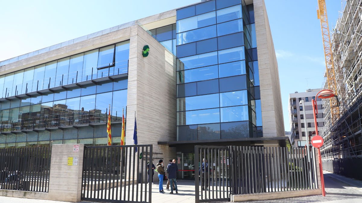 Vista de la sede de la Seguridad Social en Lleida, en el barrio de Cappont. - SEGRE