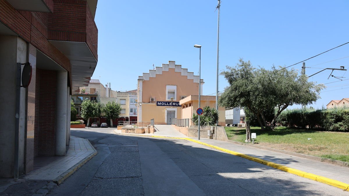 La zona on han retirat els aparcaments. - J. GÓMEZ