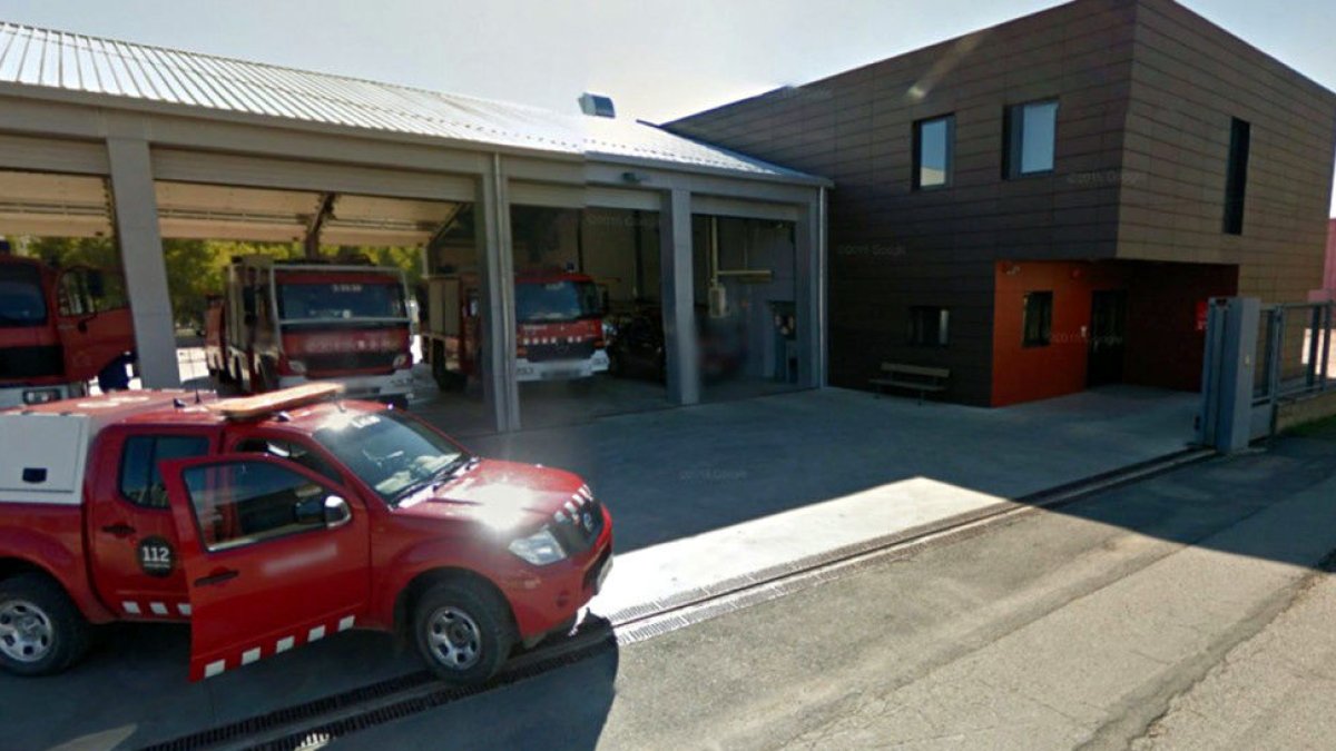 Vista del parque de Bomberos de Tremp. - ACN