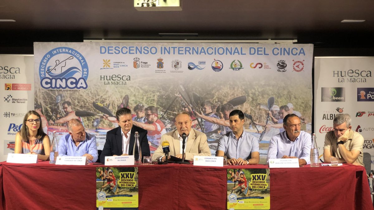 Imagen de la presentación de la edición 25 del Descenso Internacional del Cinca. - FIRMA DE FOTO