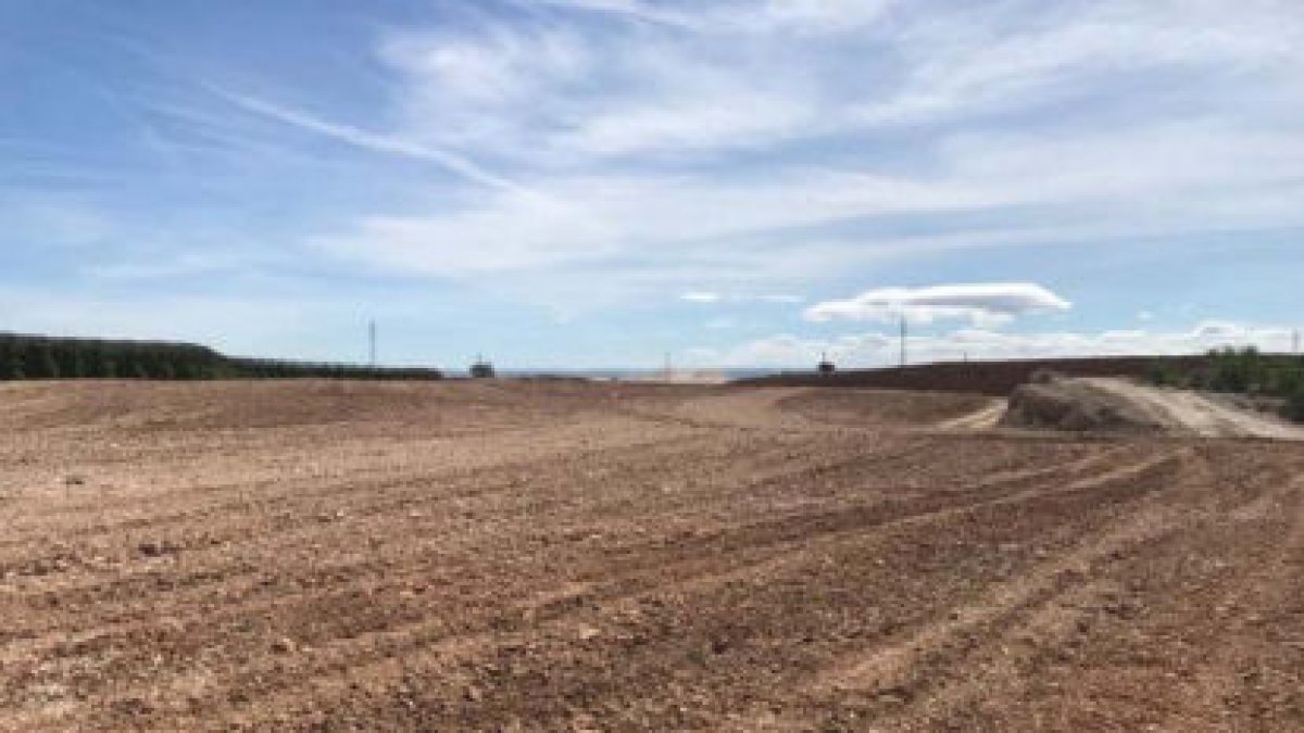 Part dels terrenys on està prevista la planta de compostatge.