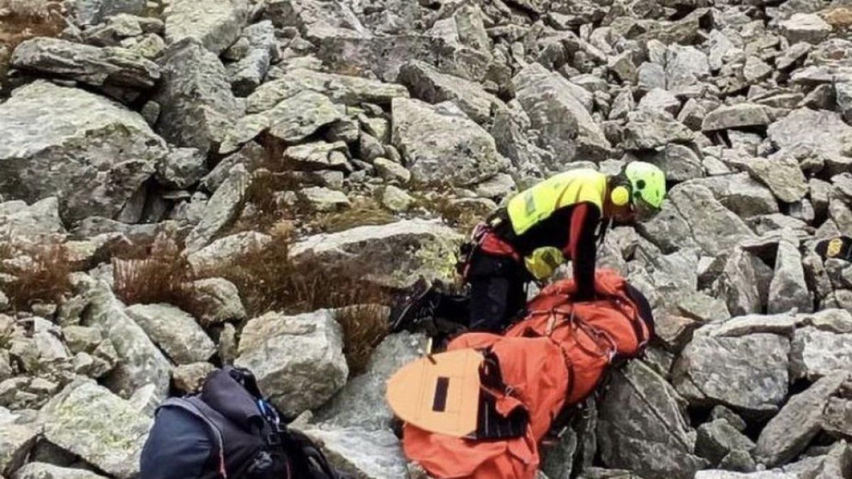Imagen de archivo de un rescate de los Bomberos.