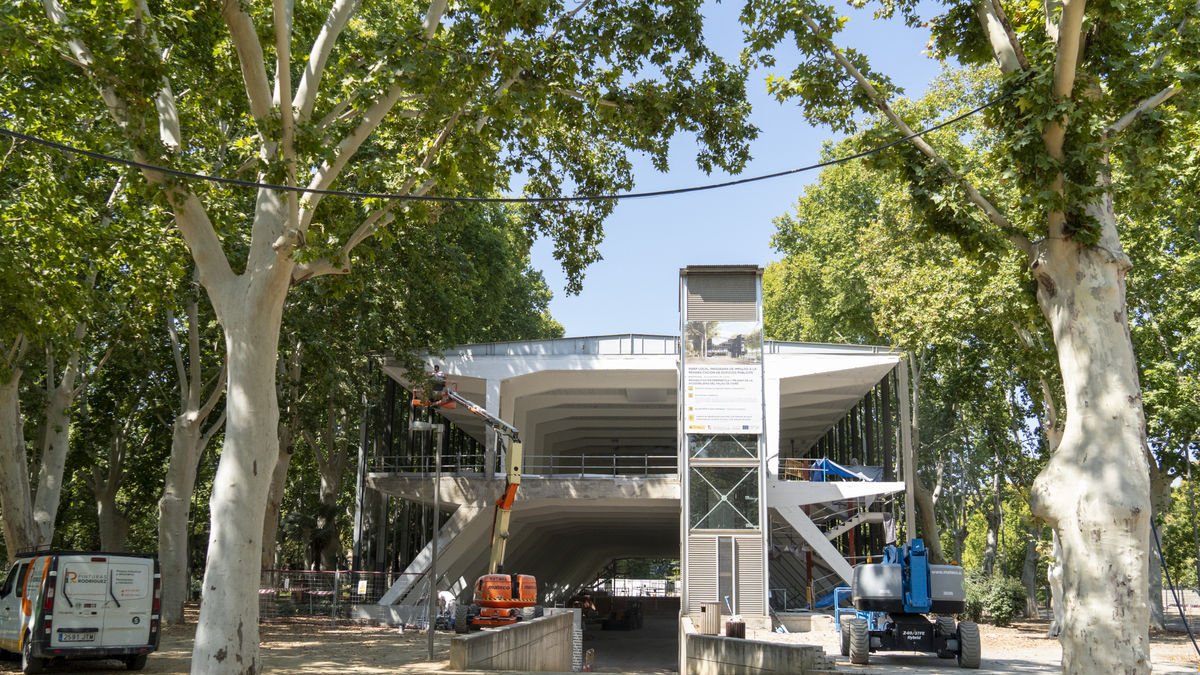 Les obres de rehabilitació del Palau de Vidre. - PAU PASCUAL