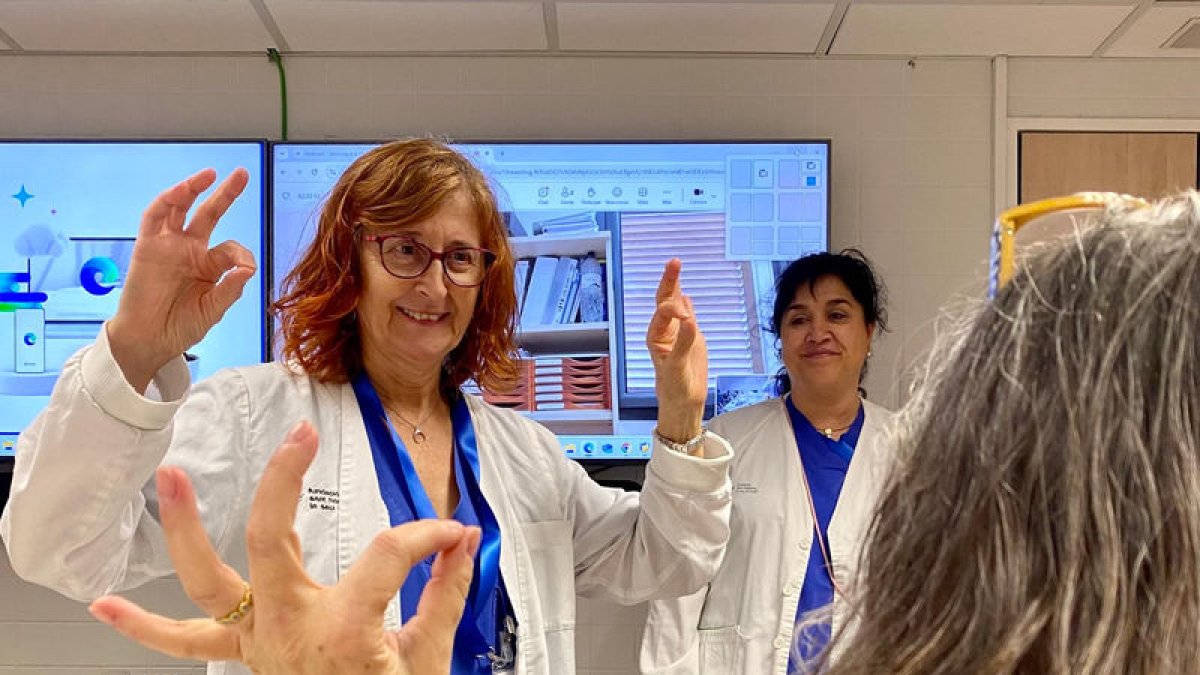 En les visites amb videoconsulta el pacient és a la Seu amb la infermera de neurologia. - FSH