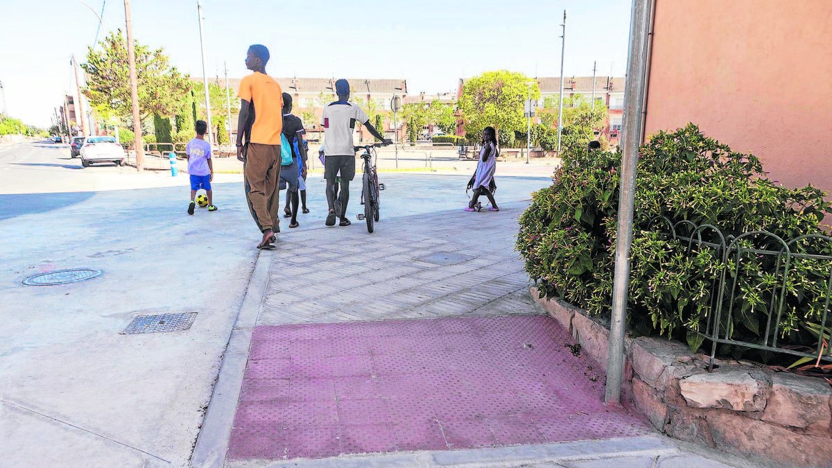 La actuación llevada a cabo recientement en el Raval Sant Pere. - X.S.