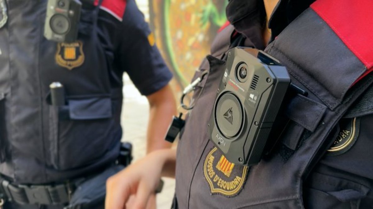 Agentes de los Mossos d'Esquadra.