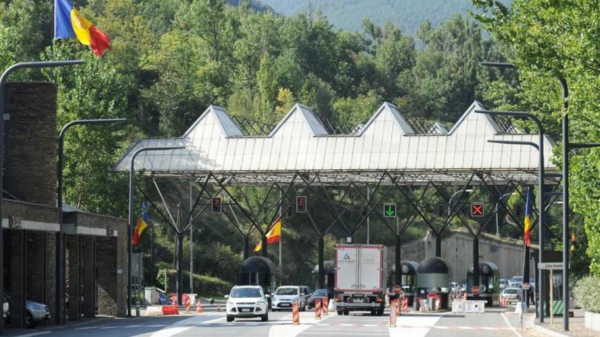 Una imatge de la frontera Hispano Andorrana. - C.SANS