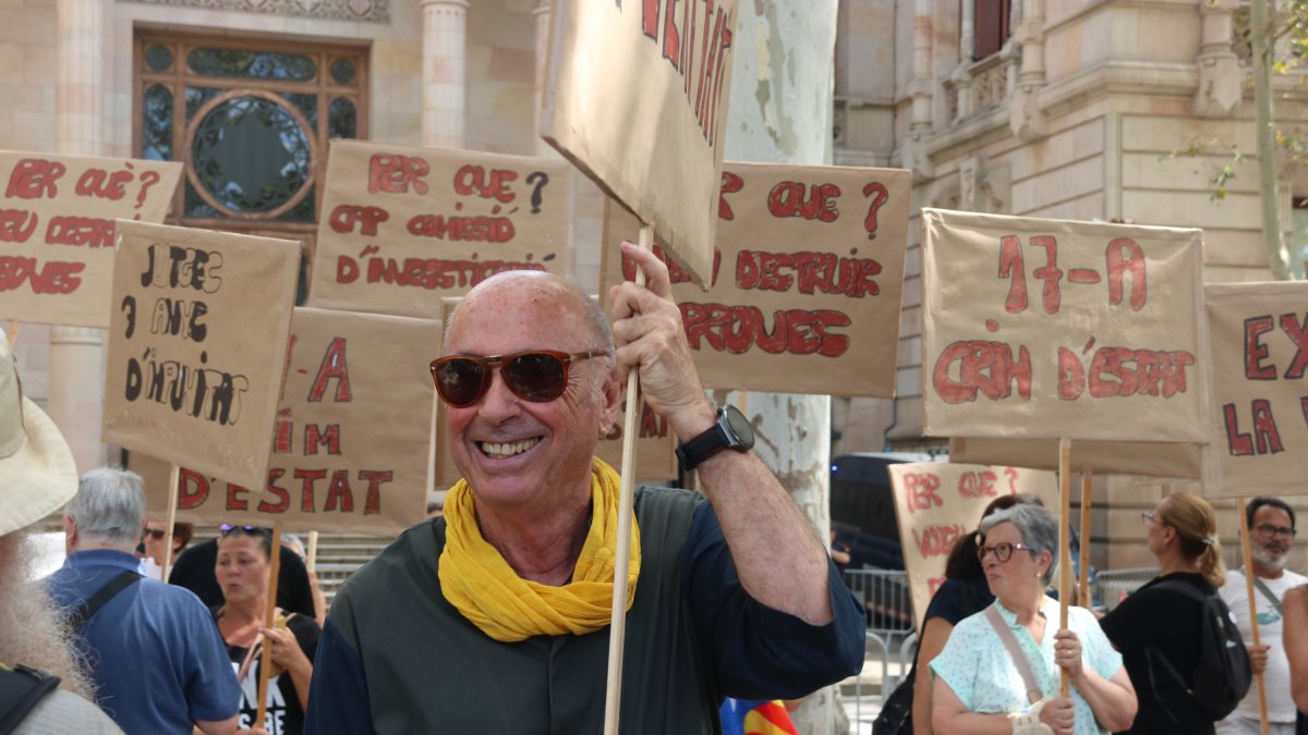 El president de l'Assemblea Nacional Catalana (ANC), Lluís Llach, en una imatge d'arxiu.