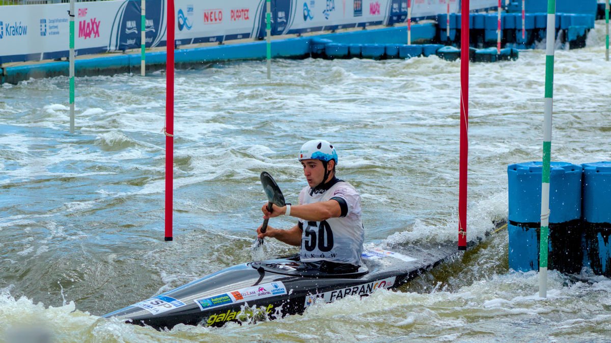 El pontsicano Miquel Farran logró meterse en la final de kayak sub-23. - RFEP