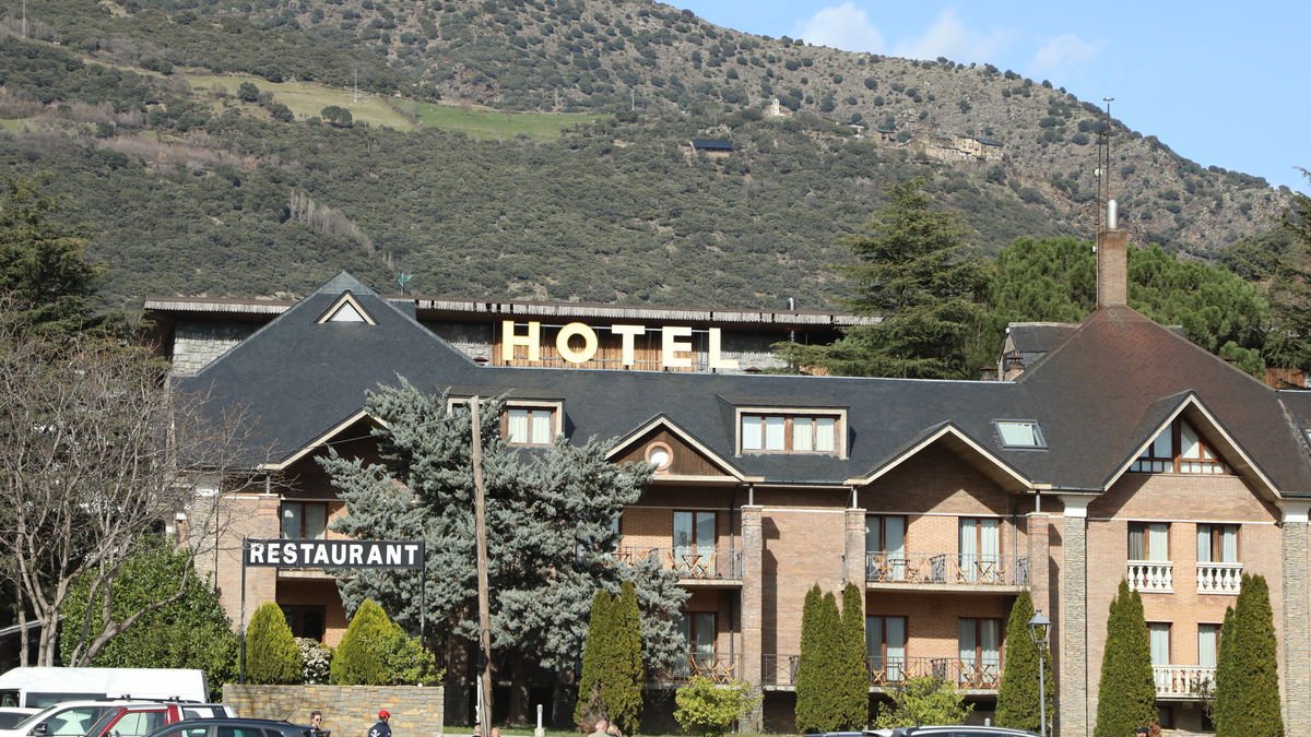 Vista del hotel Condes del Pallars de Rialp. - EDGAR ALDANA