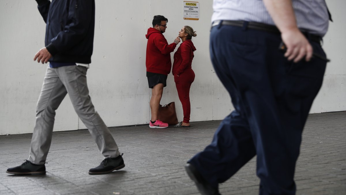 Una persona amb sobrepès.