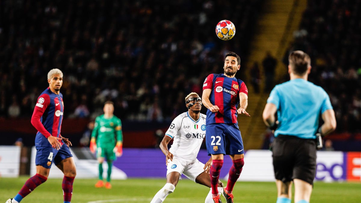 Ilkay Gundogan, en un partido de Champions de la pasada temporada ante el Nápoles. - EUROPA PRESS
