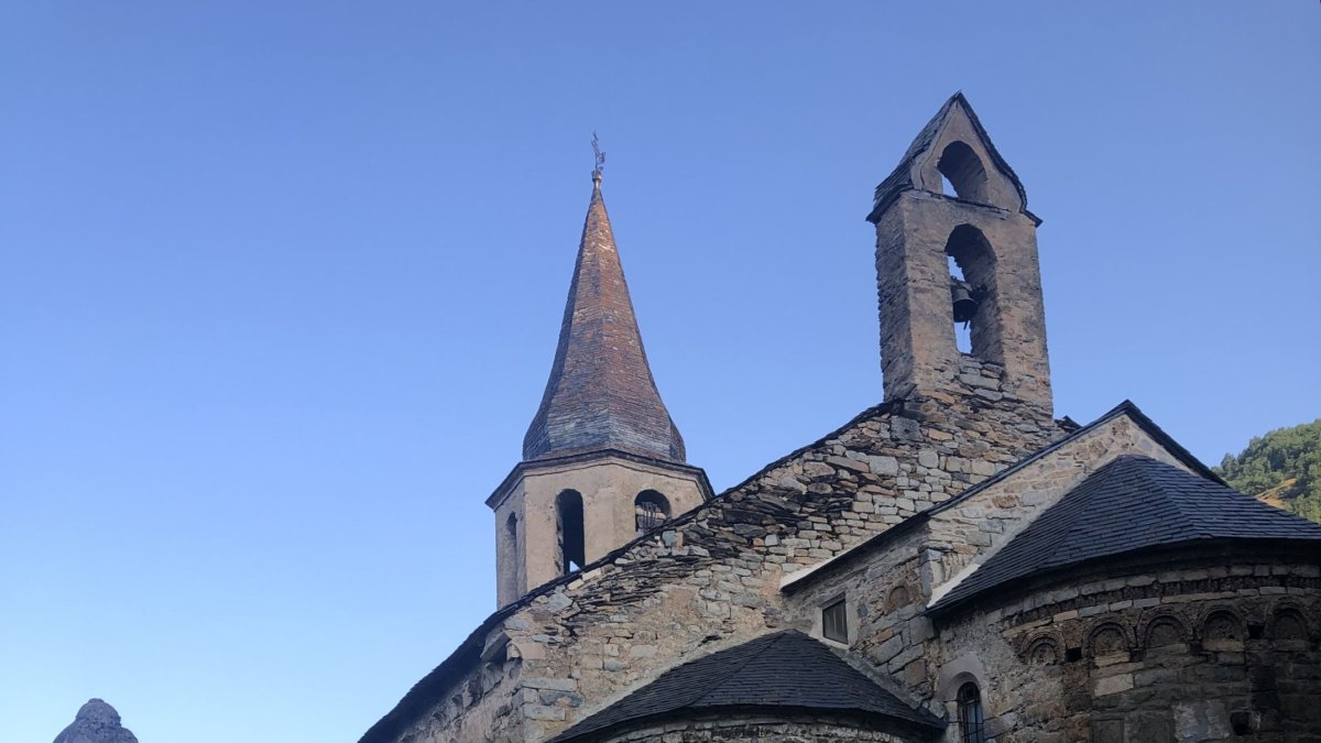 Era glèisa de Santa Eulàlia ei un des punts dera rota