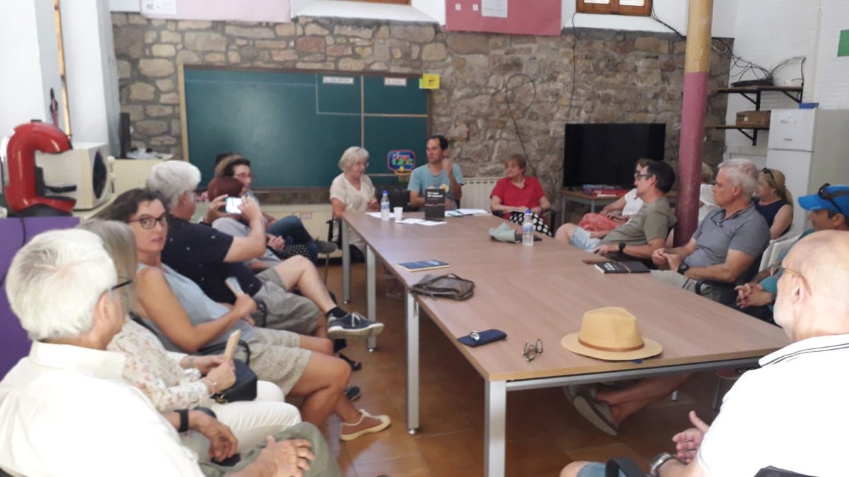 Un momento de la presentación del libro.
