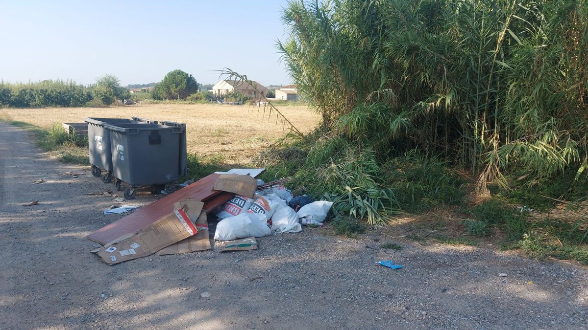Uno de los vertidos.